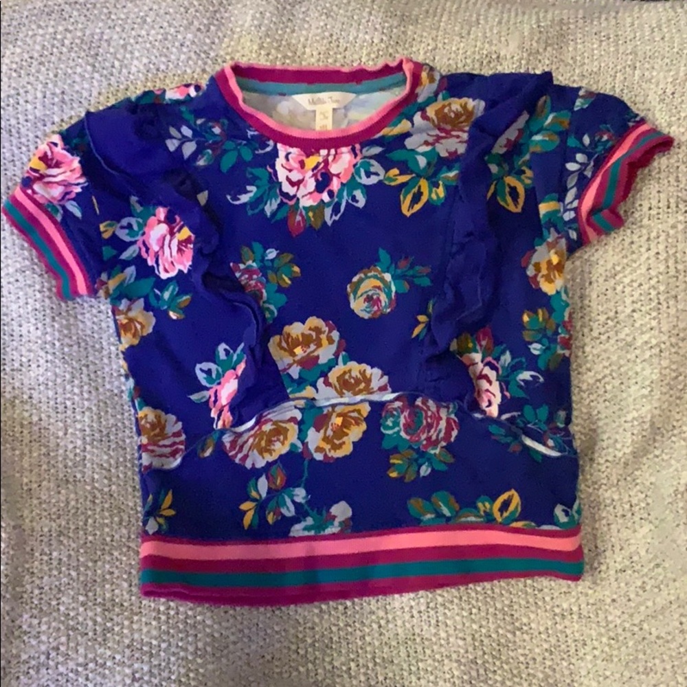 Matilda Jane Size 8 Passing Notes Short Sleeve Top